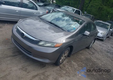 2012 Honda Civic Lx из США, поврежденный, VIN 2HGFB2F57CH535279